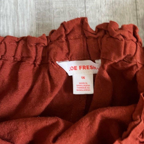 Burnt Orange Cold Shoulder Top - Picture 2 of 3